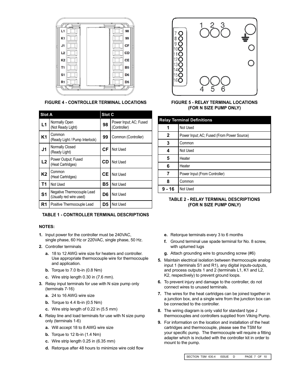 Viking Pump TSM630.4: K-QS 124E Controller User Manual | Page 7 / 10