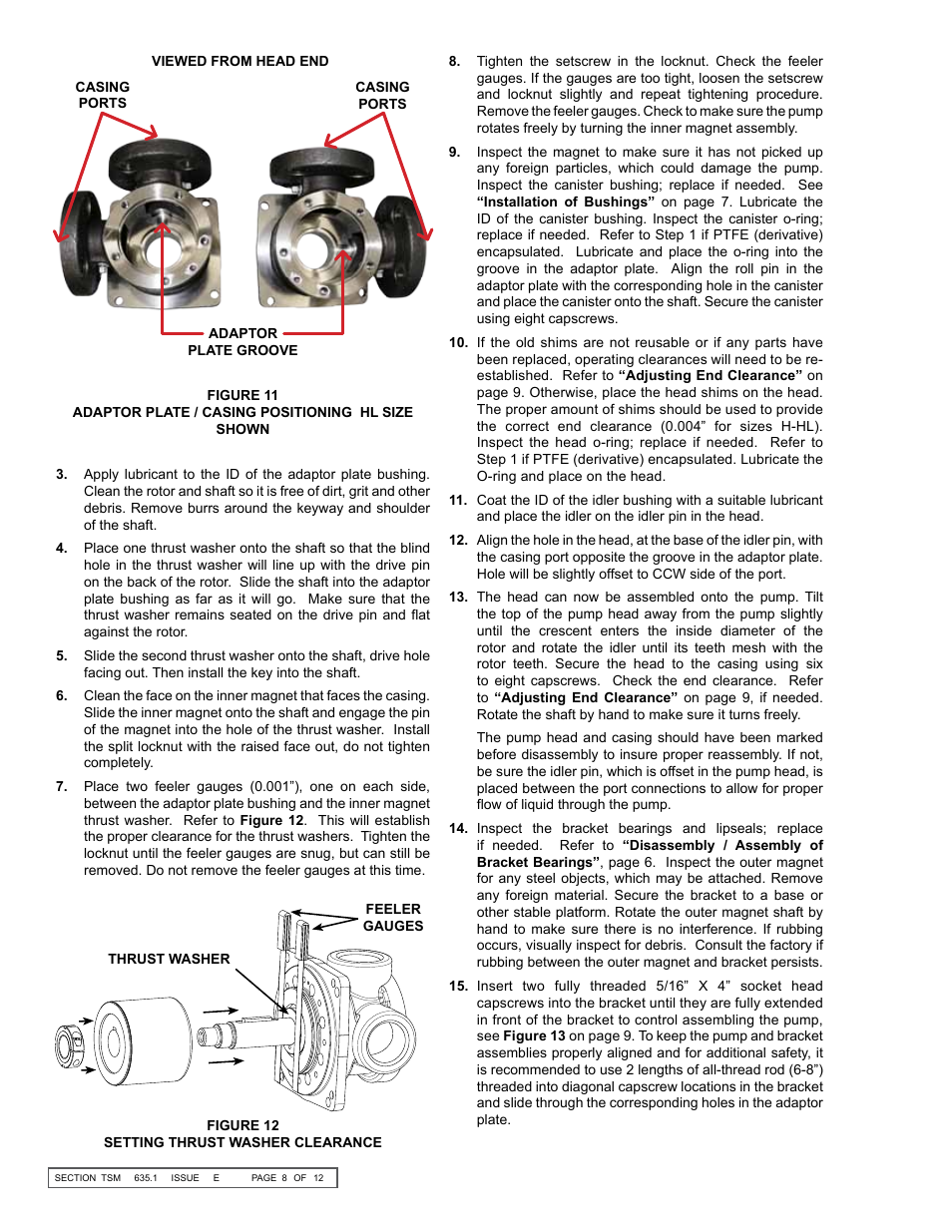 Viking Pump TSM635.1: H-HL Universal Mag Drive User Manual | Page 8 / 12