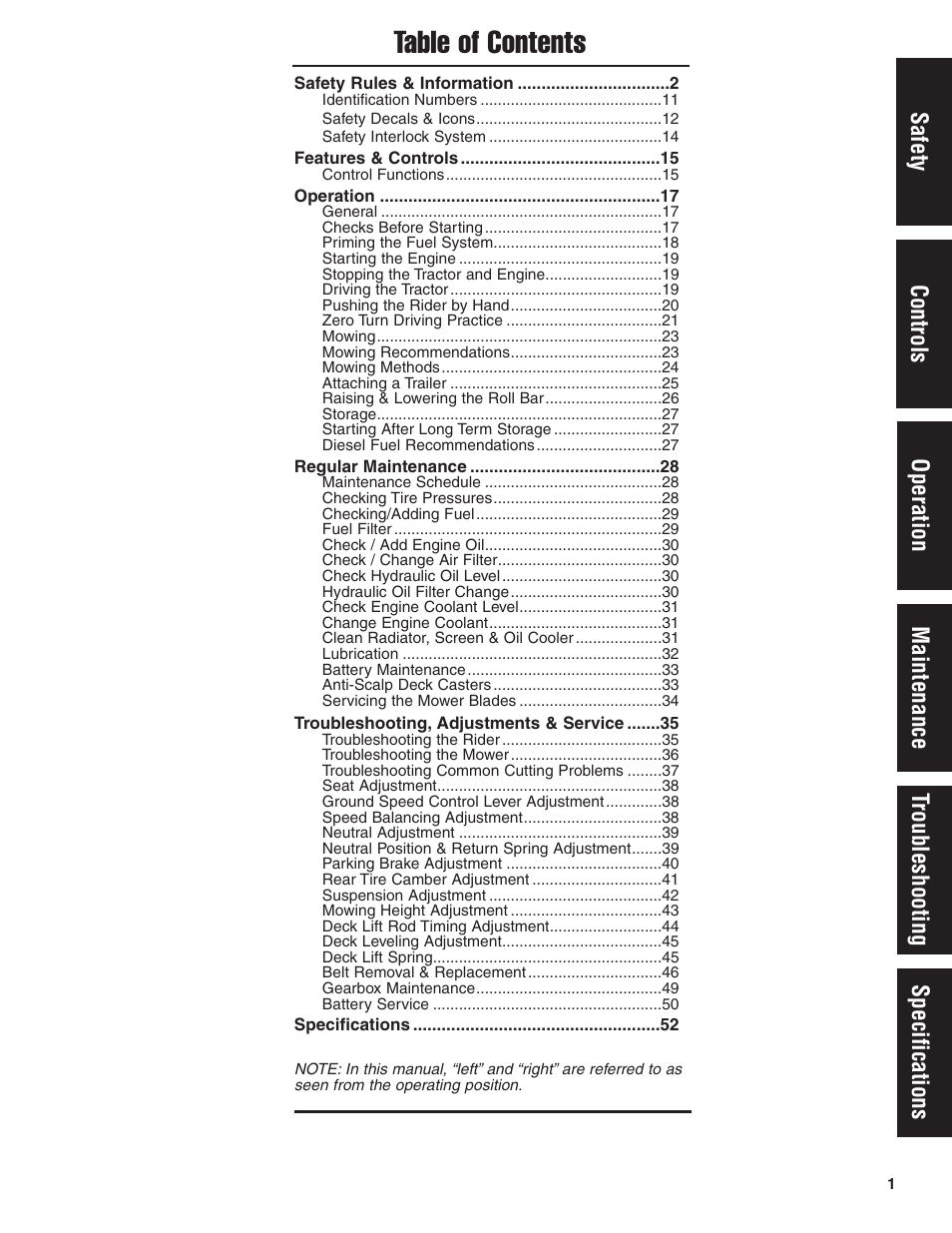 Briggs & Stratton Ferris 5900619 User Manual | Page 3 / 56