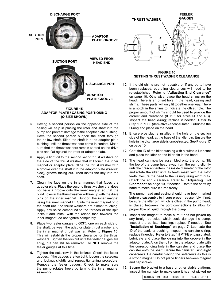 Viking Pump TSM635.3: Q-QS Universal Mag Drive User Manual | Page 9 / 13