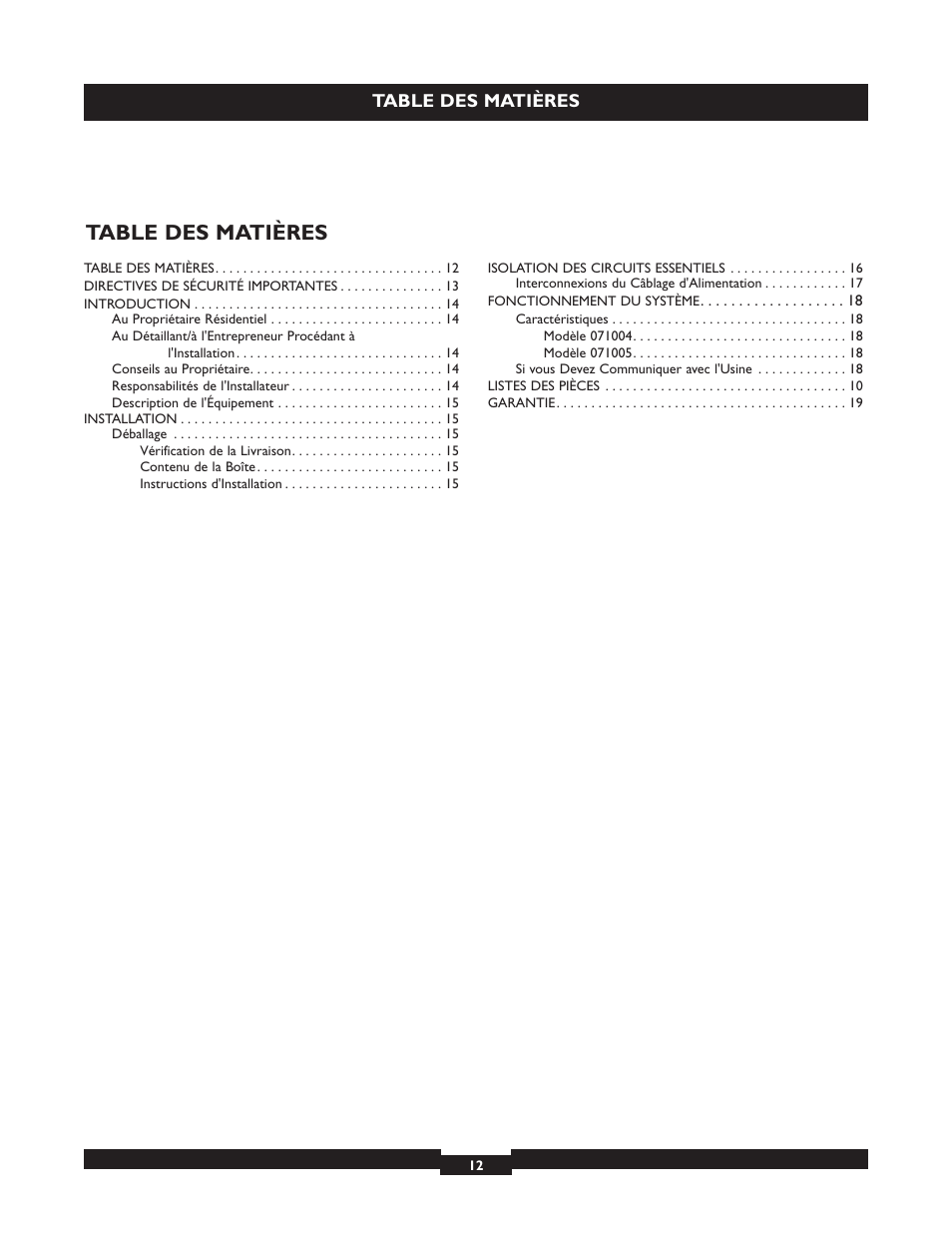 Briggs & Stratton 50A NEMA 3R User Manual | Page 12 / 28
