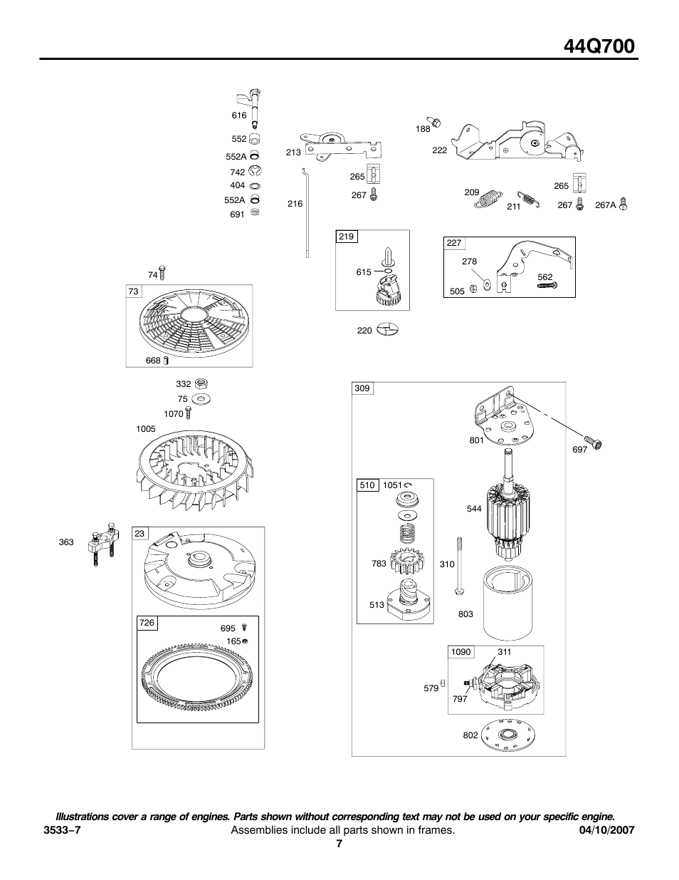 Briggs & Stratton 44Q700 User Manual | Page 7 / 12