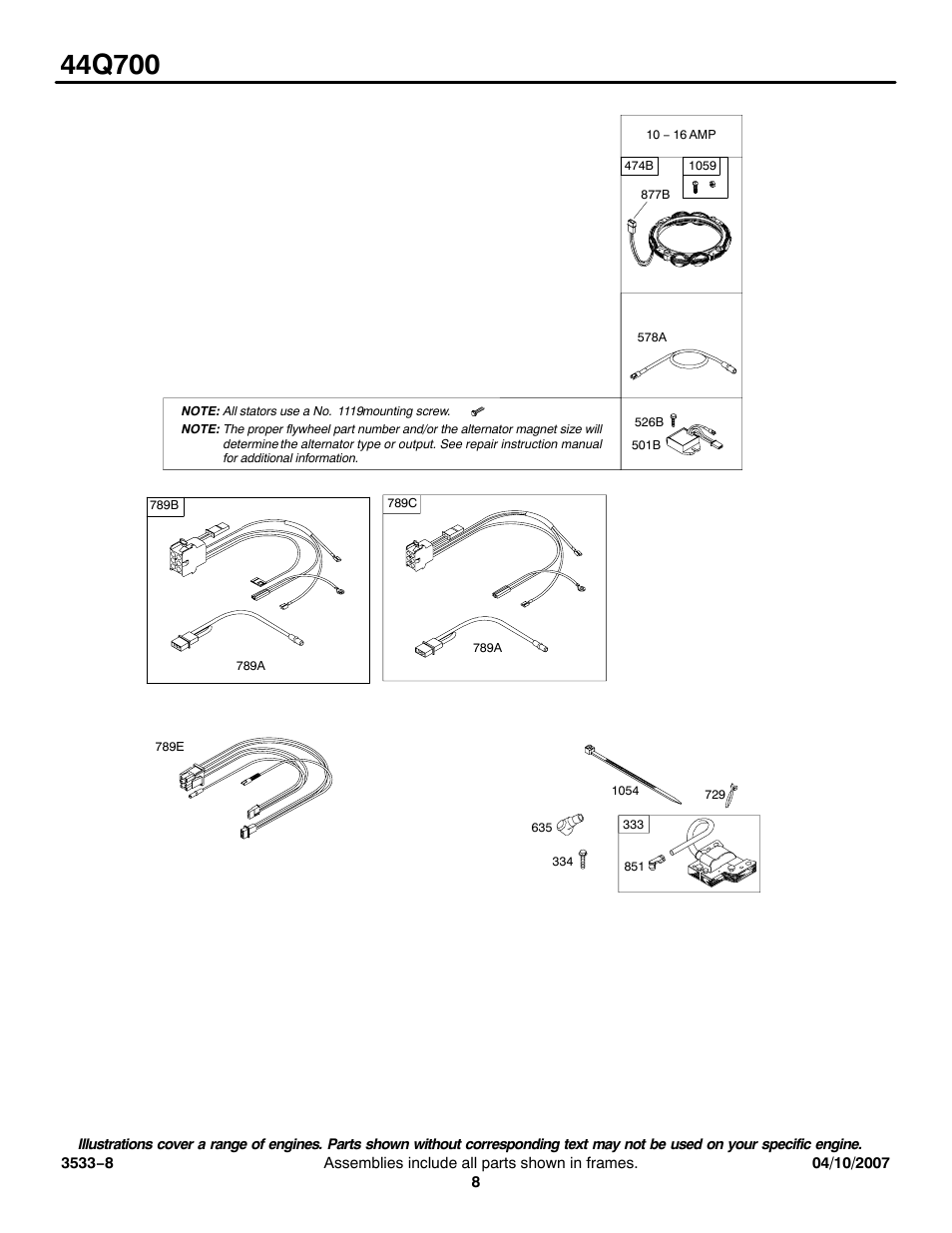 Briggs & Stratton 44Q700 User Manual | Page 8 / 12