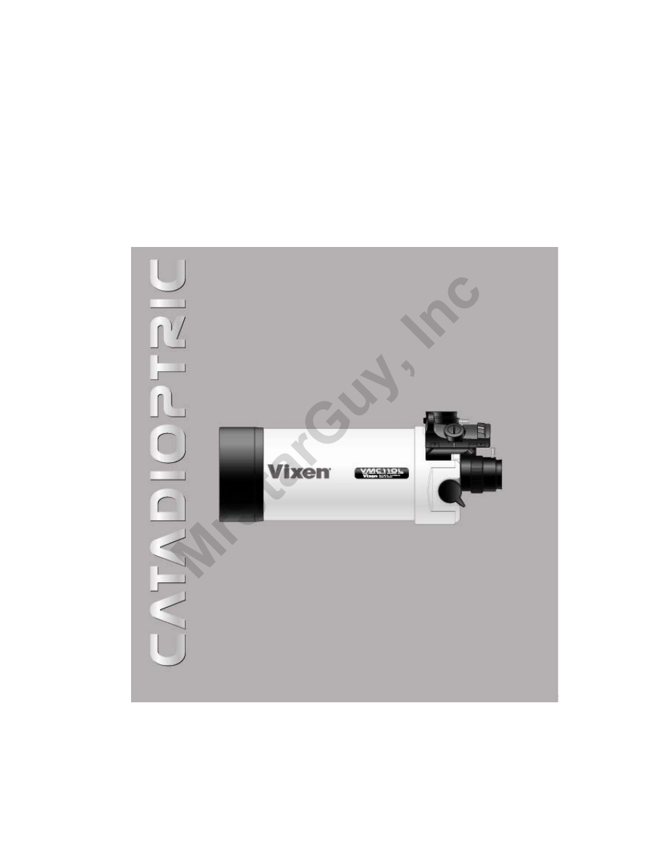 Vixen VMC110 User Manual | 6 pages