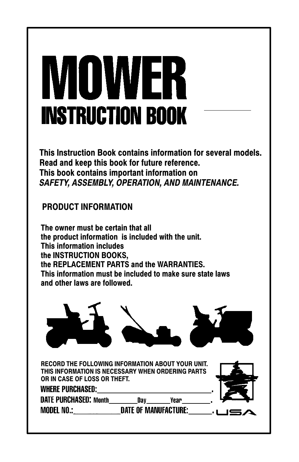 Briggs & Stratton Push User Manual | 28 pages