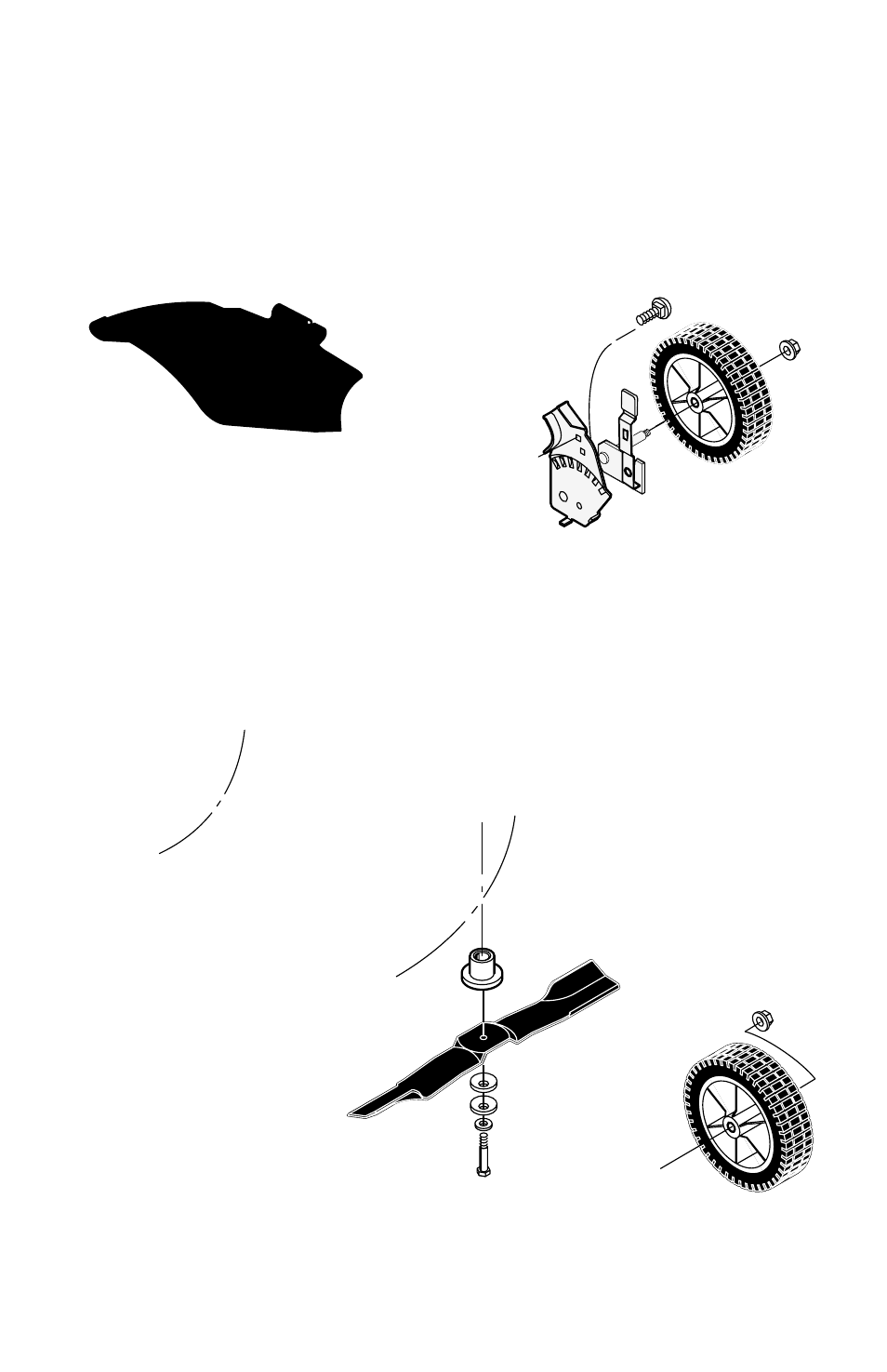 Models with standard wheels | Briggs & Stratton Push User Manual | Page 24 / 28