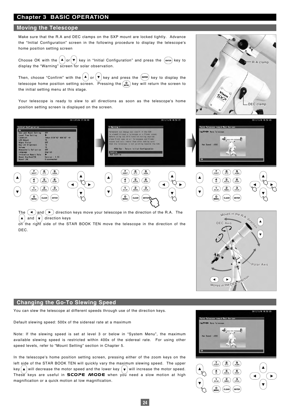 Vixen Sphinx SXP User Manual | Page 24 / 102