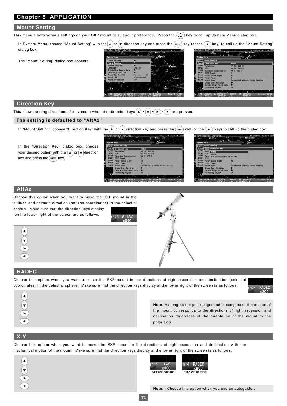 Vixen Sphinx SXP User Manual | Page 74 / 102