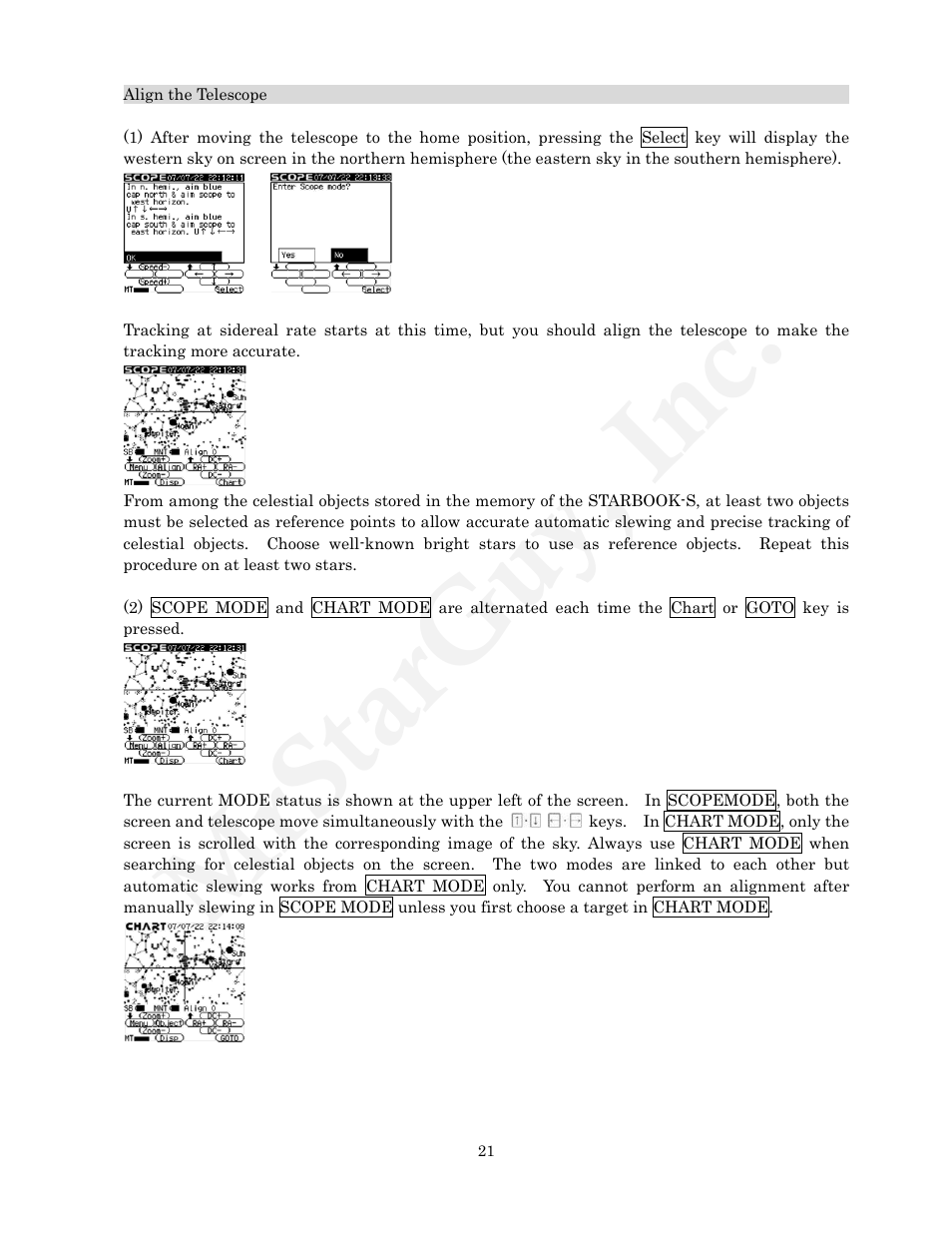 Mrstarguy, inc | Vixen STARBOOK-S User Manual | Page 21 / 61