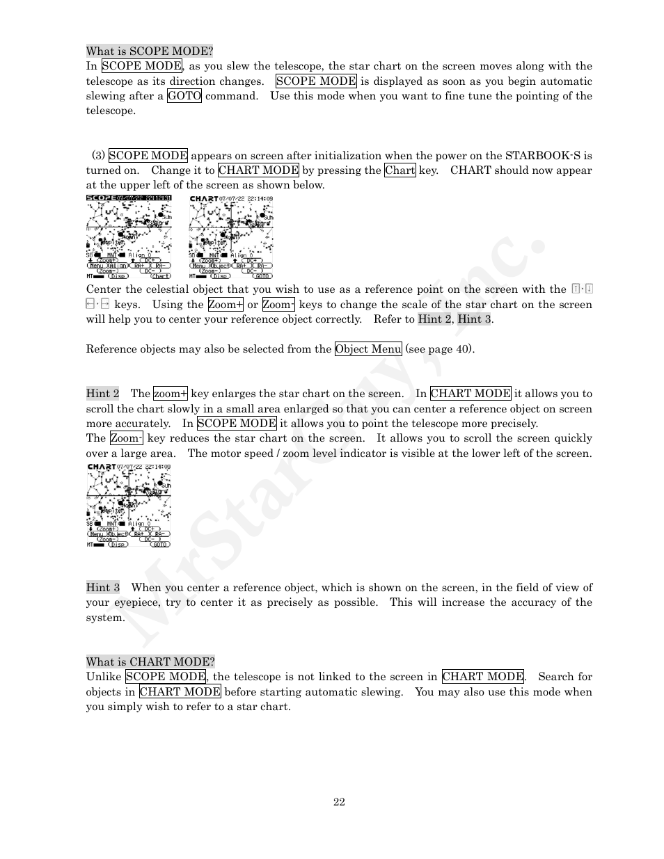Mrstarguy, inc | Vixen STARBOOK-S User Manual | Page 22 / 61