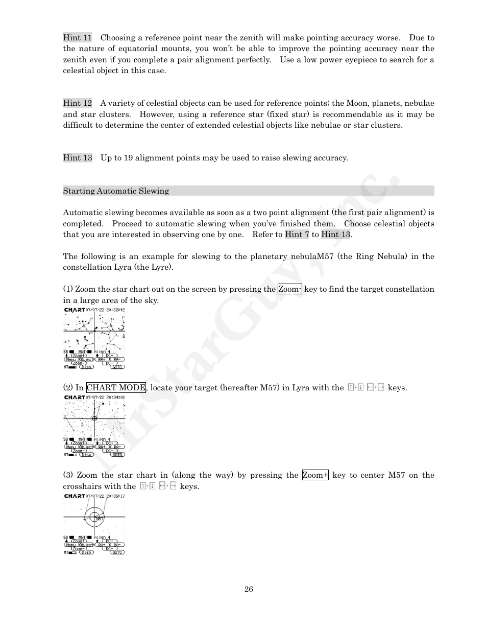 Mrstarguy, inc | Vixen STARBOOK-S User Manual | Page 26 / 61