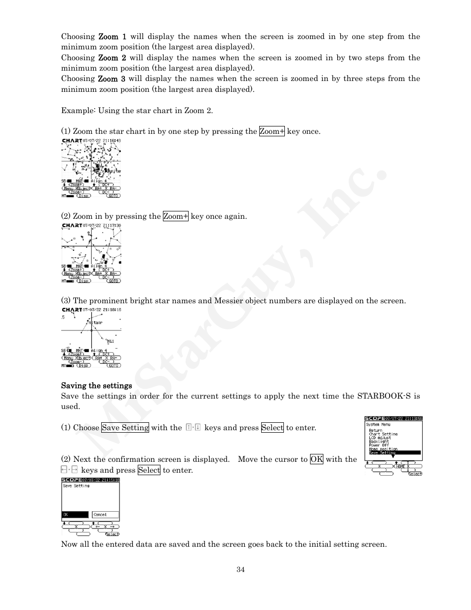 Mrstarguy, inc | Vixen STARBOOK-S User Manual | Page 34 / 61