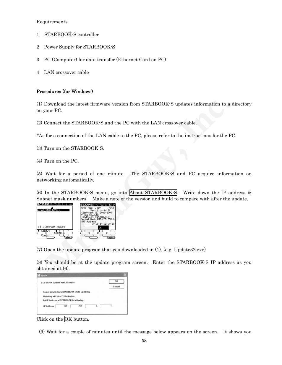 Mrstarguy, inc | Vixen STARBOOK-S User Manual | Page 58 / 61