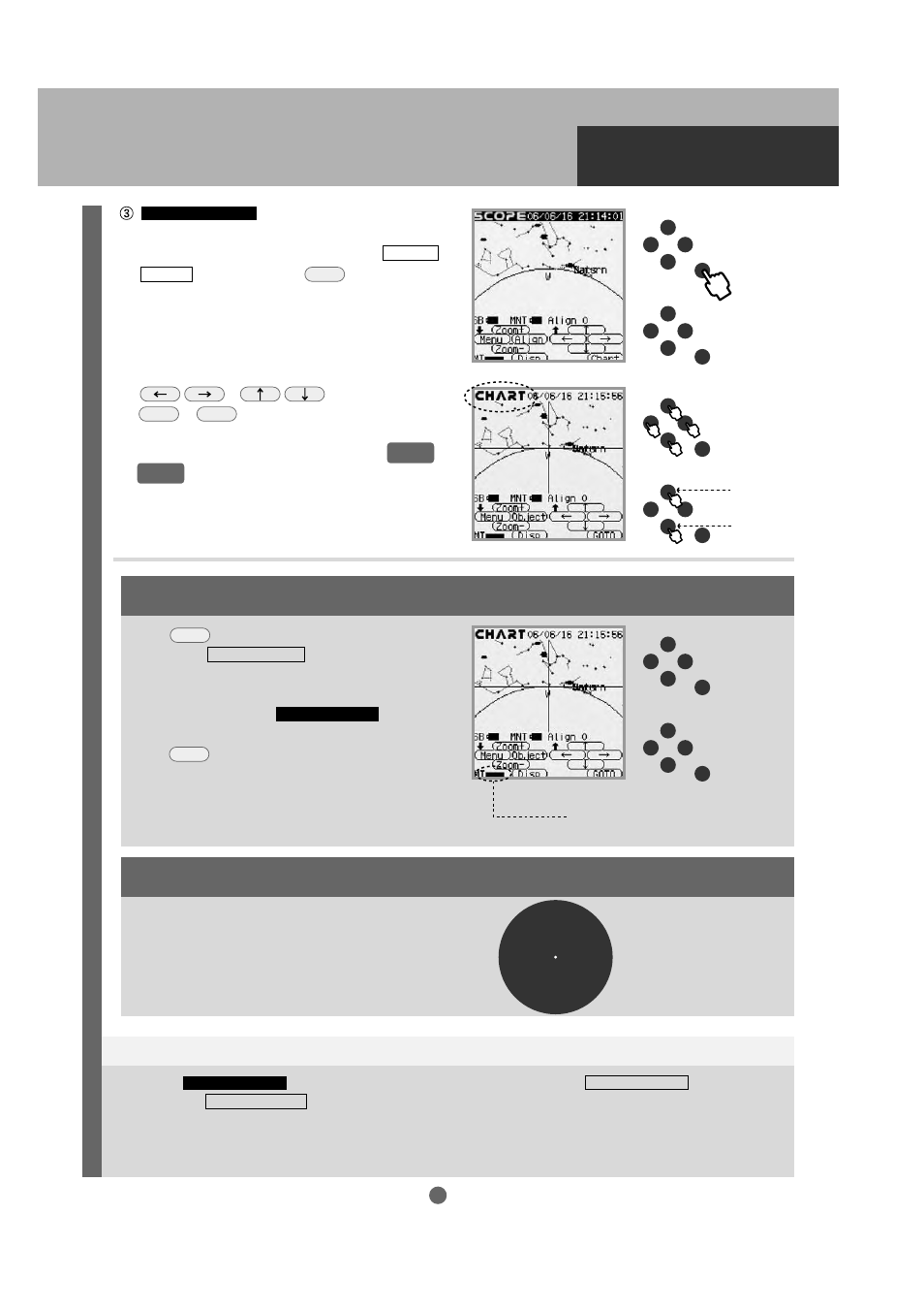 Automatic slewing, Alignment, Hint 10 hint 11 | Vixen SKYPOD Altazimuth Mount User Manual | Page 33 / 48