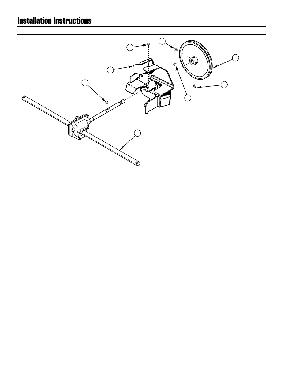 Installation instructions, Gear case kit | Briggs & Stratton 1687227 User Manual | Page 2 / 4