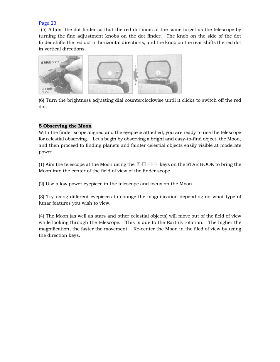 Vixen SPHINX SXD Mount User Manual | Page 23 / 61