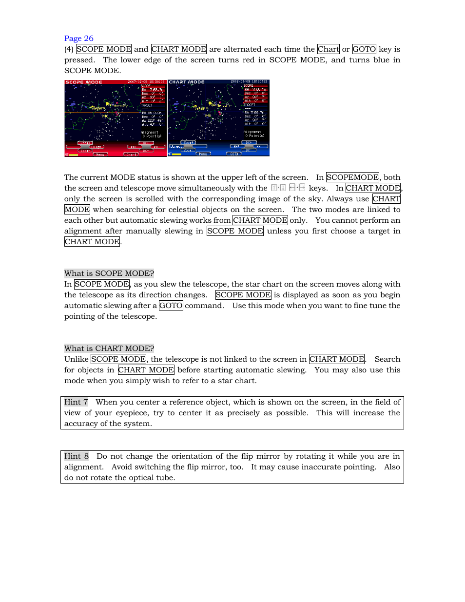Vixen SPHINX SXD Mount User Manual | Page 26 / 61