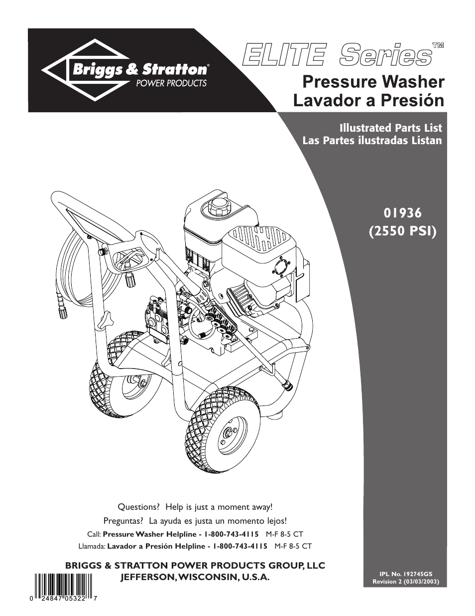 Briggs & Stratton 01936 User Manual | Page 33 / 35