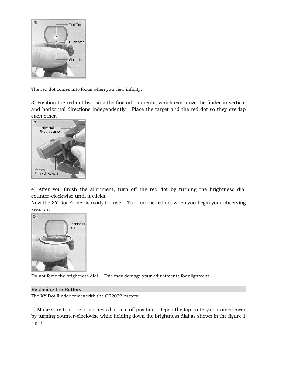 Vixen XY Dot Finder User Manual | Page 4 / 6