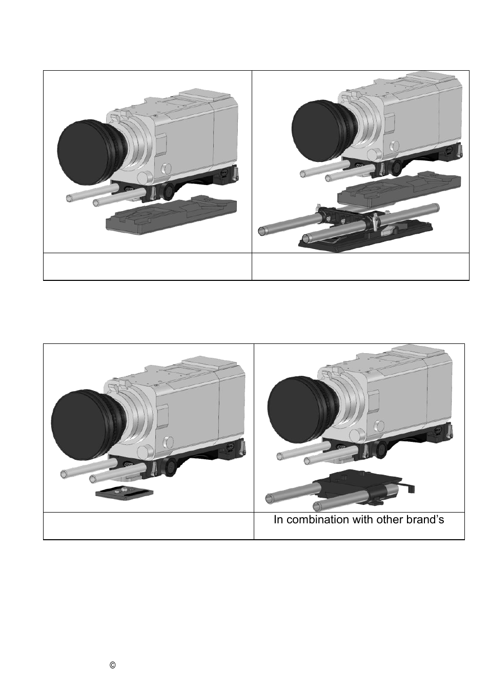 Vocas Base plate for Sony PMW-F5/55 User Manual | Page 7 / 8