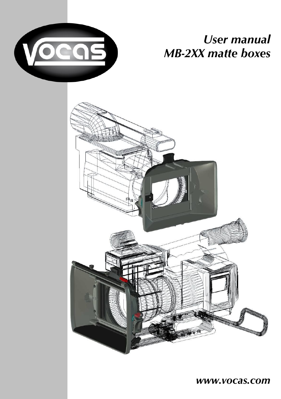 Vocas MB-2XX matte box User Manual | 7 pages