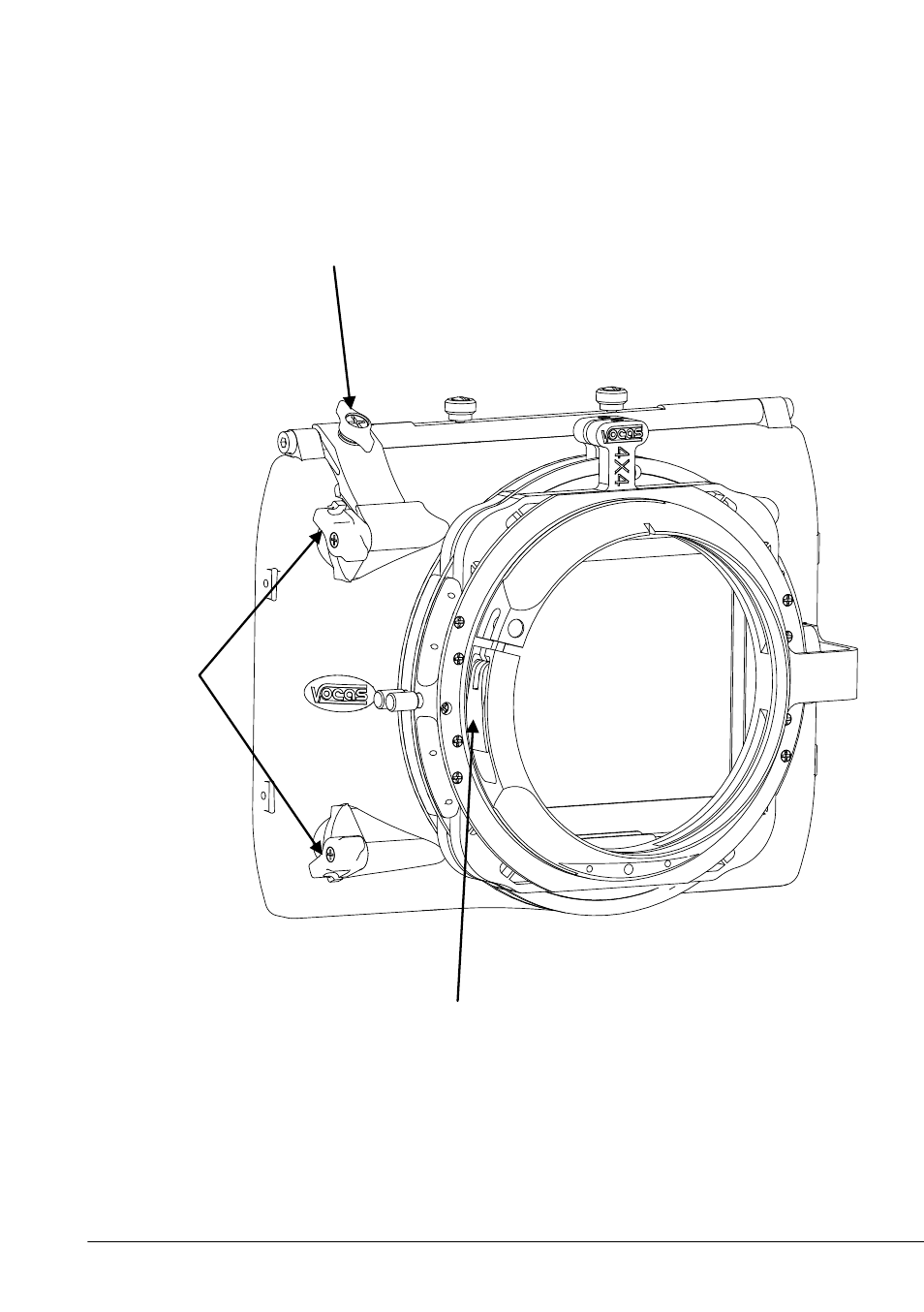 Guide to components | Vocas MB-325 matte box User Manual | Page 3 / 6