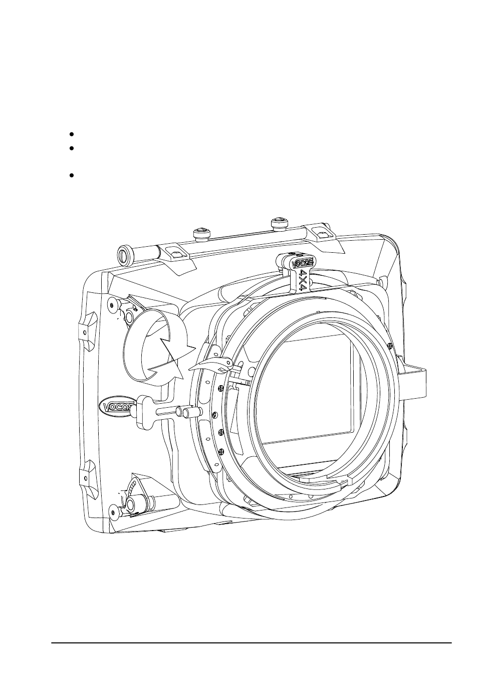 Adjusting the quick lock mechanism | Vocas MB-350 matte box User Manual | Page 6 / 7
