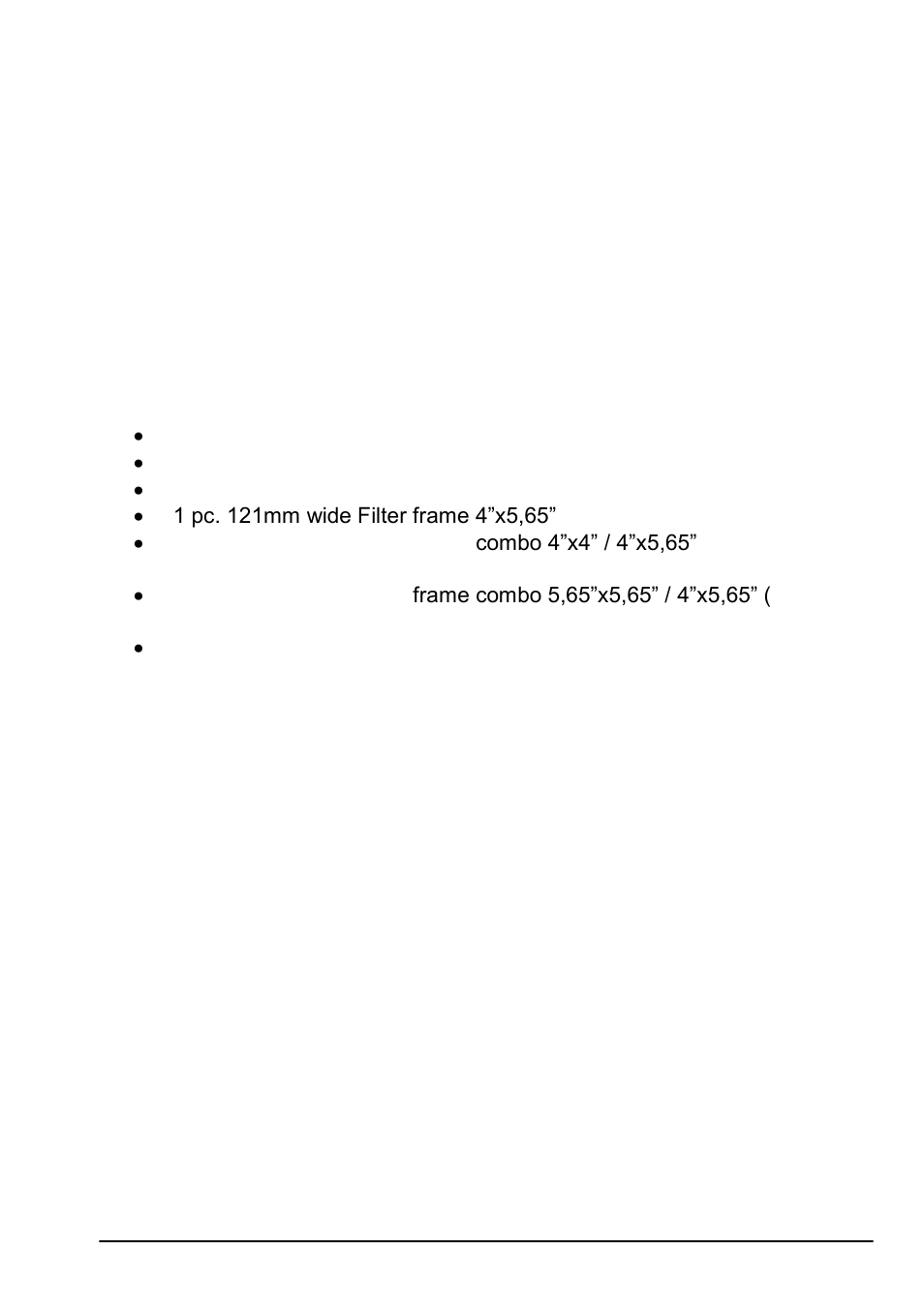 Index, Box contents mb-450 mattebox | Vocas MB-450 matte box User Manual | Page 2 / 7
