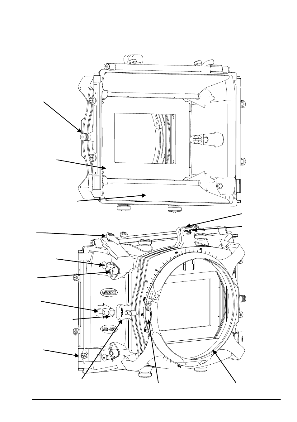 Guide to components | Vocas MB-450 matte box User Manual | Page 3 / 7