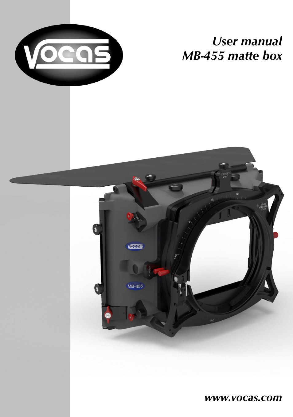 Vocas MB-455 matte box User Manual | 7 pages
