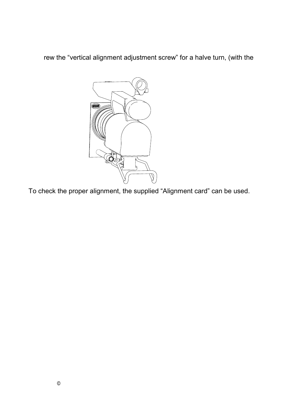 How to adjust the alignment of the support | Vocas MBS-100 Type G4 User Manual | Page 8 / 11