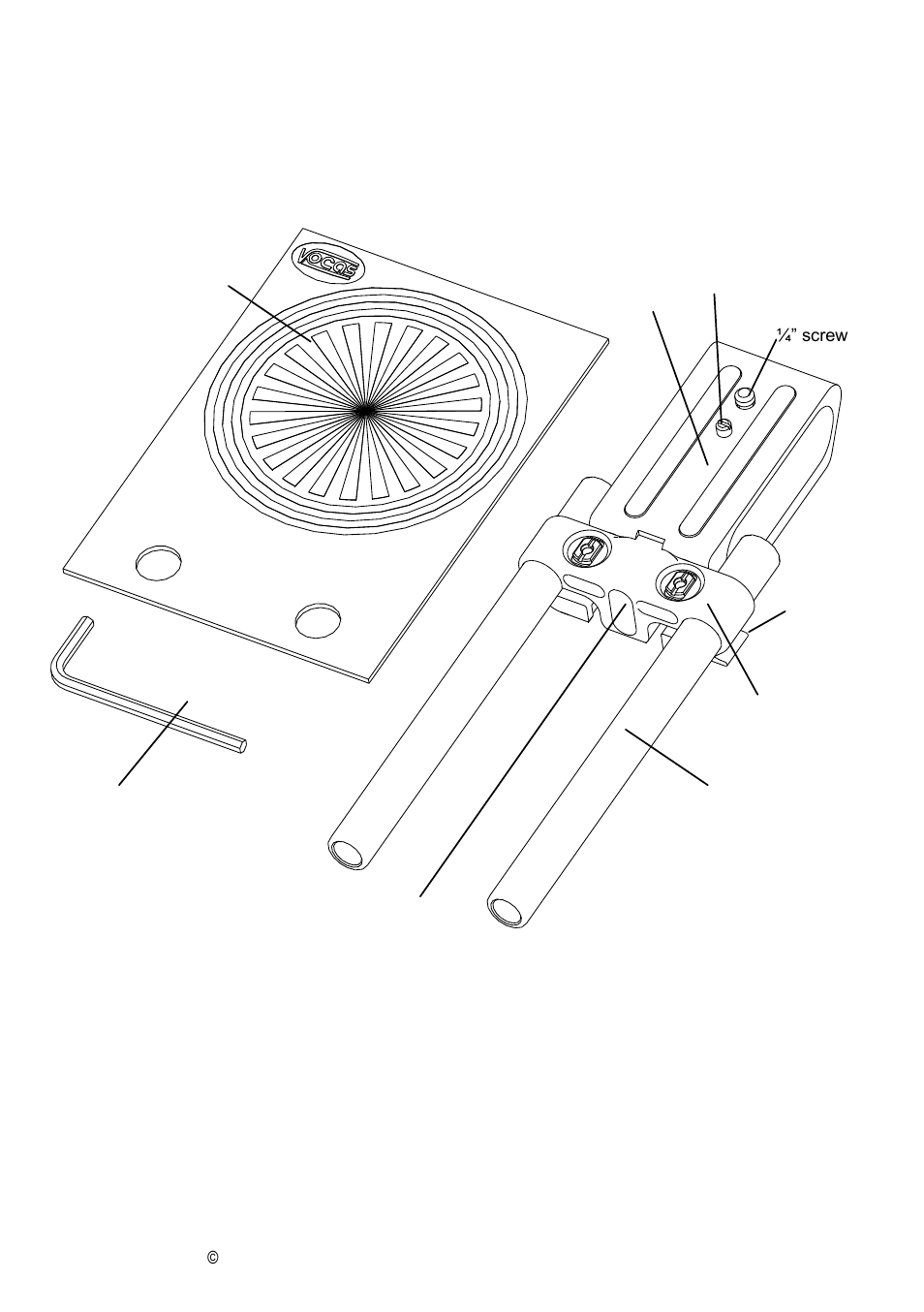 Guide to components, Top view | Vocas MBS-100 Type H User Manual | Page 3 / 7