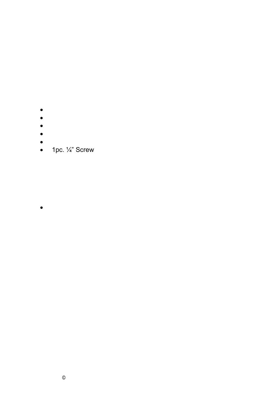 Index, Fit chart | Vocas DSLR Rail support User Manual | Page 2 / 8