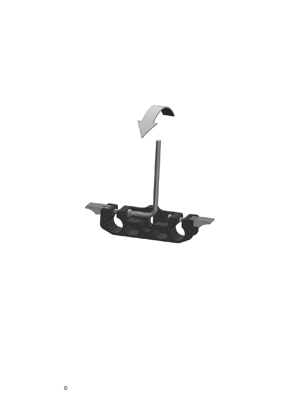 How to adjust the clamping mechanism | Vocas DSLR Rail support User Manual | Page 5 / 8