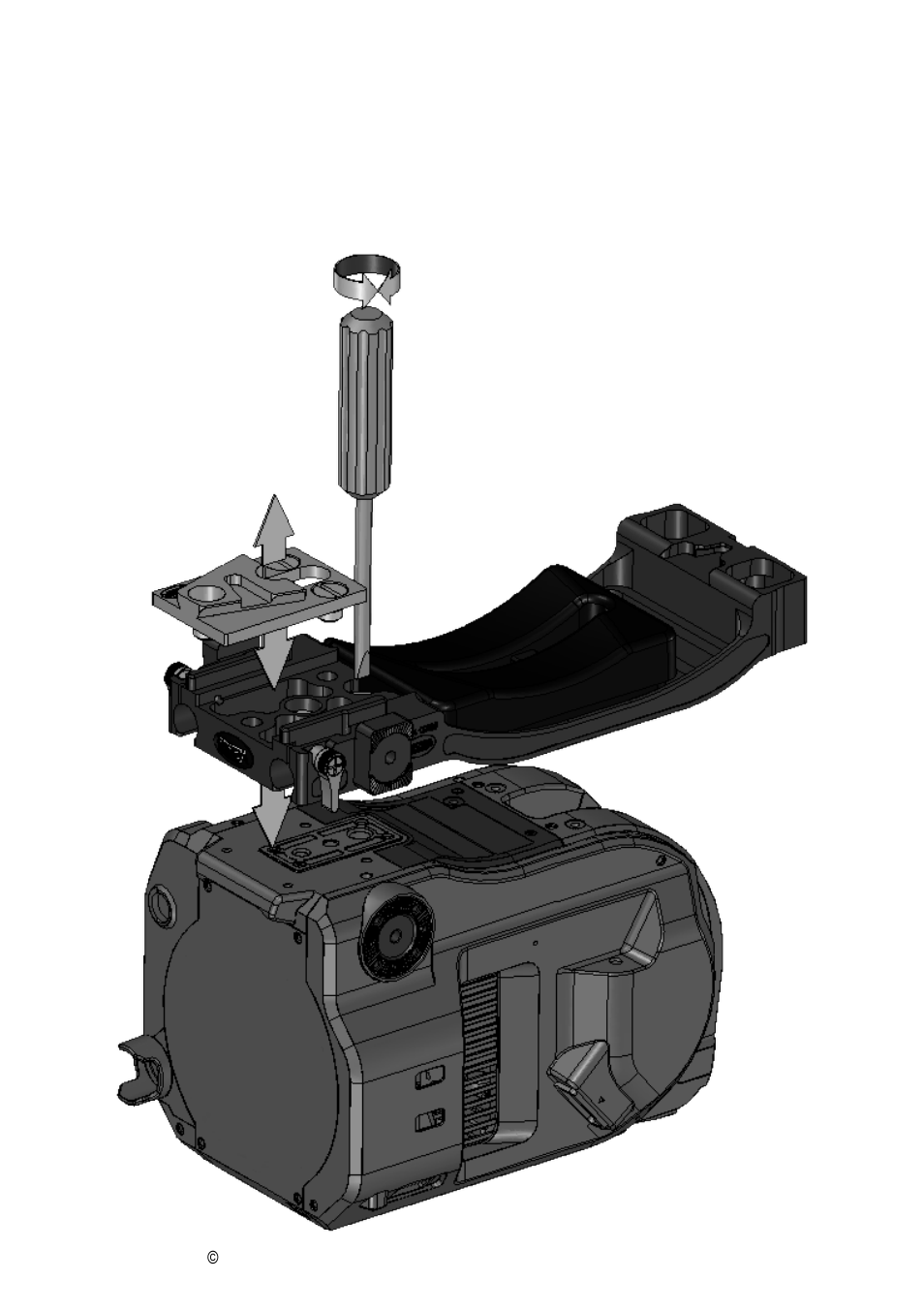 Vocas Base plate for Sony PXW-FS7 User Manual | Page 5 / 8