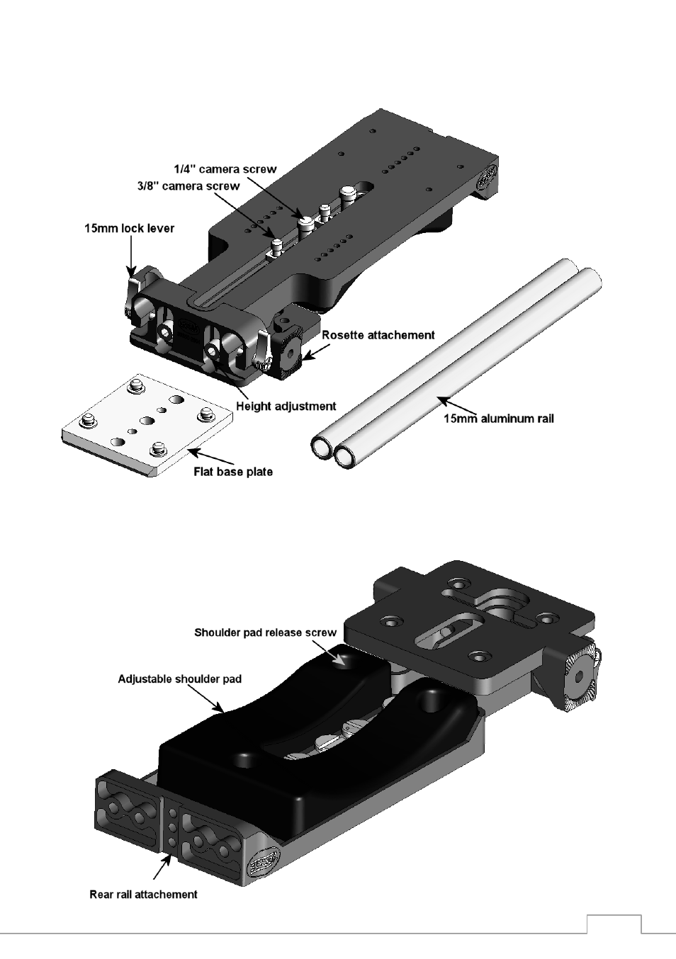 Guide to components usbp-15f, #0350-2001 | Vocas USBP User Manual | Page 5 / 12