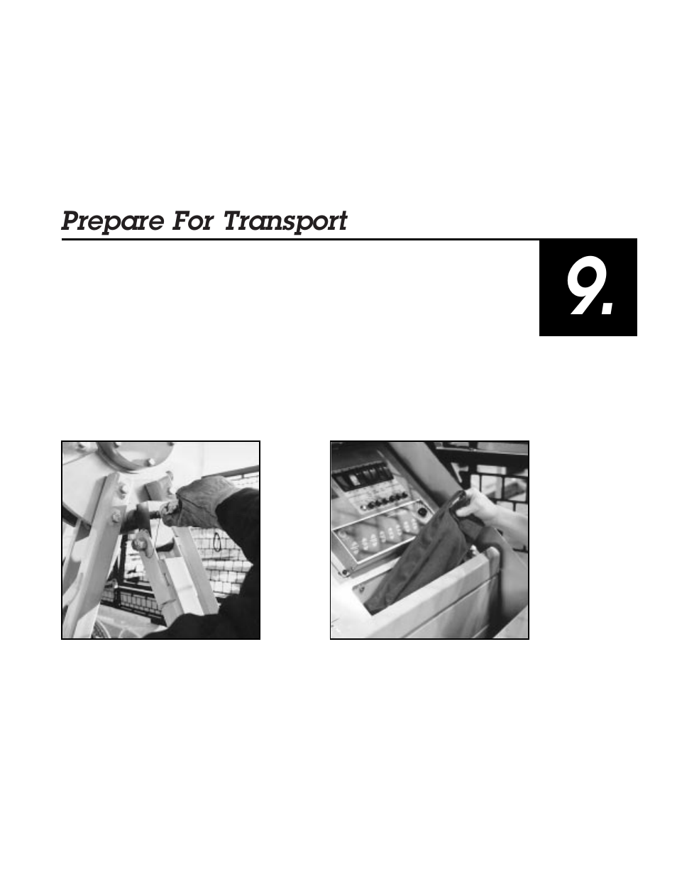 Prepare for transport | Briggs & Stratton 8 User Manual | Page 23 / 28