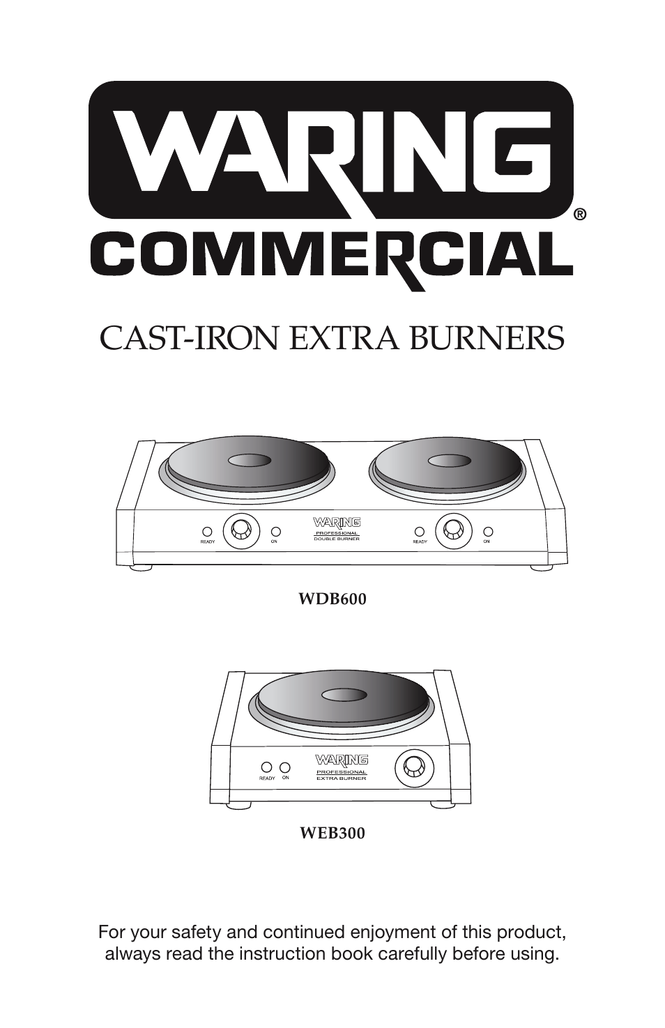 Waring WEB300 User Manual | 8 pages