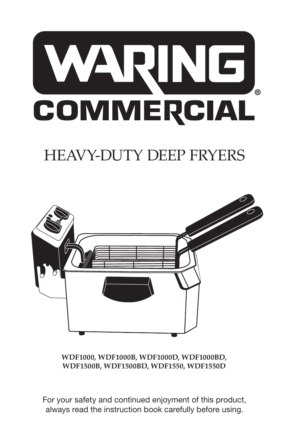 Waring WDF1550D User Manual | 7 pages