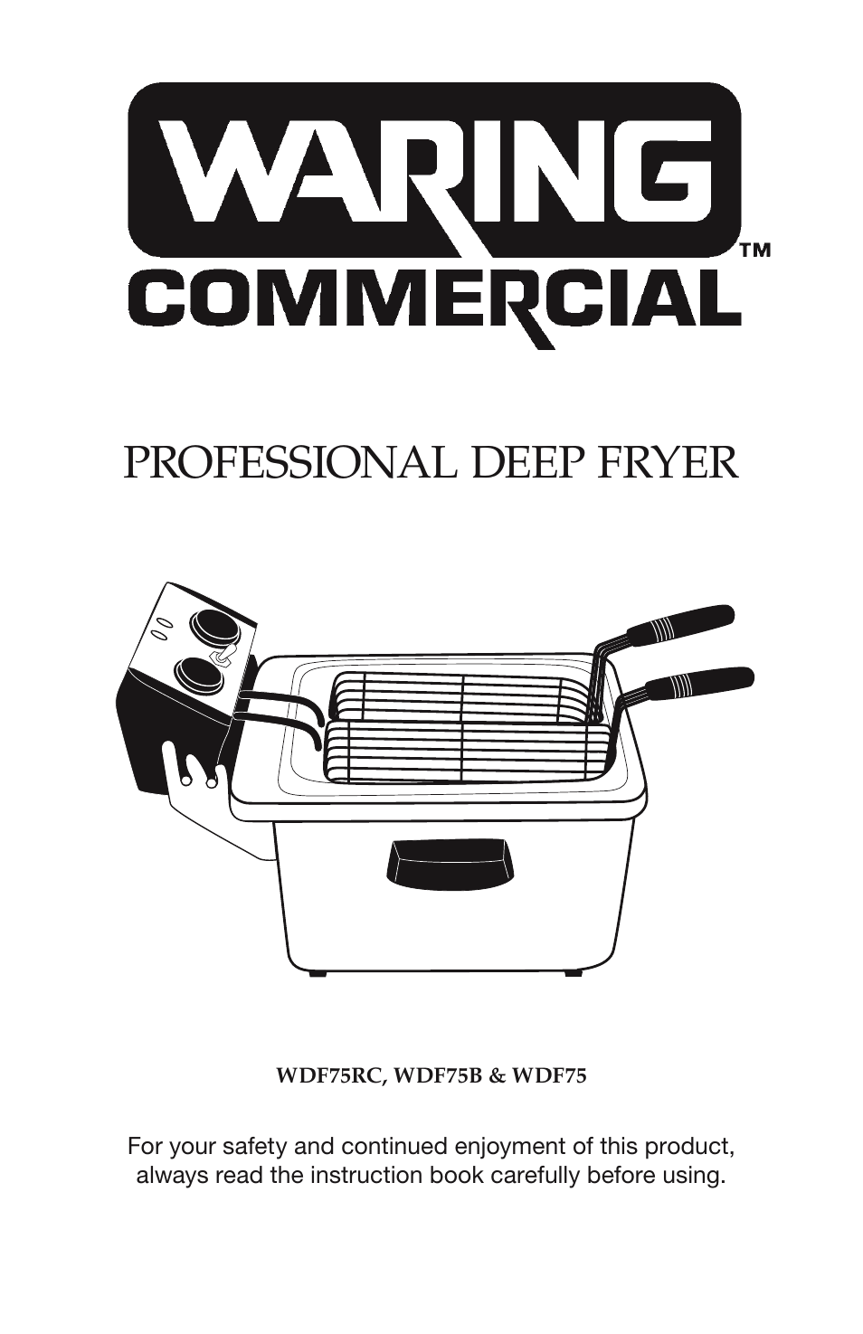 Waring WDF75RC User Manual | 7 pages