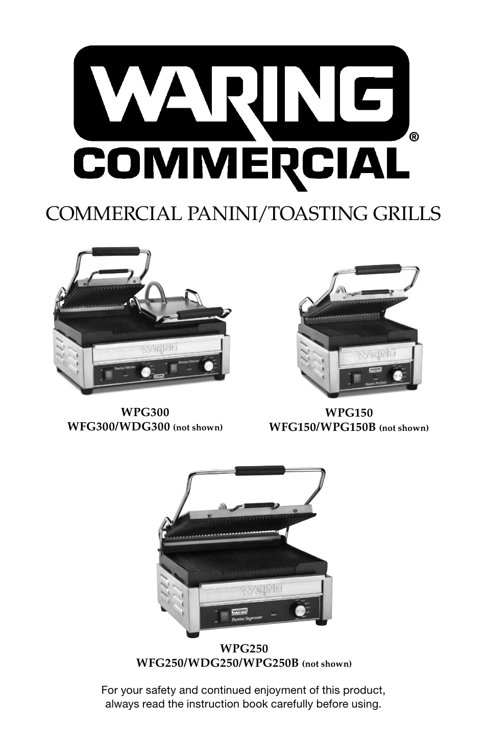 Waring WPG300 User Manual | 5 pages
