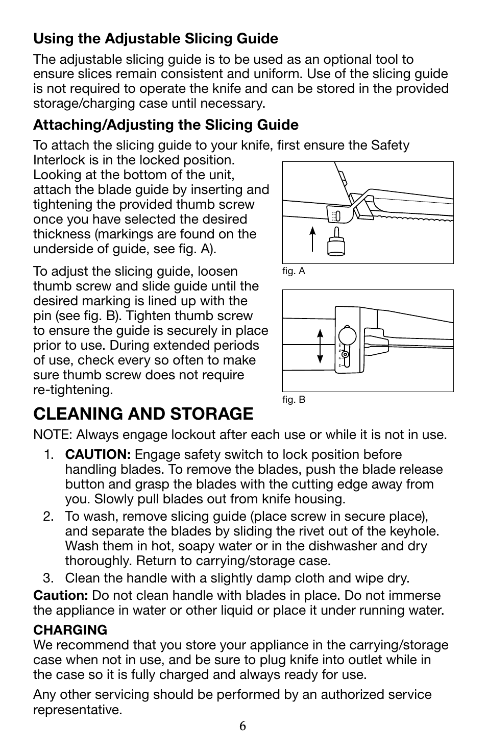Cleaning and storage | Waring WEK200 User Manual | Page 6 / 20