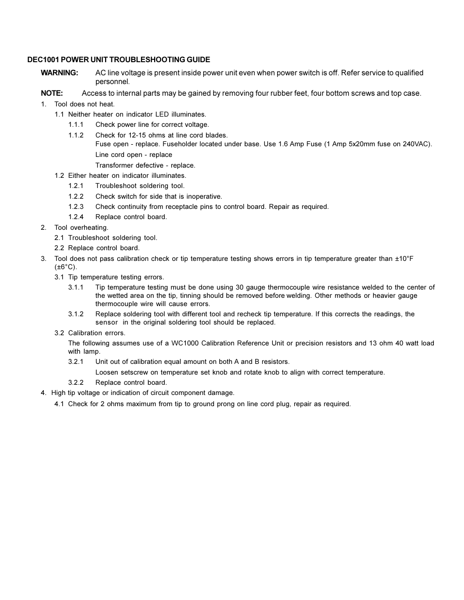 Weller DEC1001 User Manual | Page 3 / 4