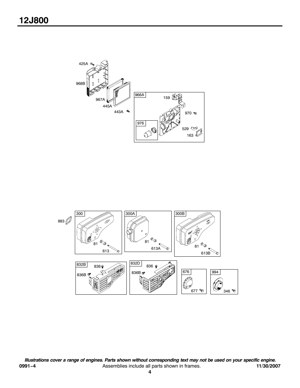 Briggs & Stratton 12J800 User Manual | Page 4 / 16