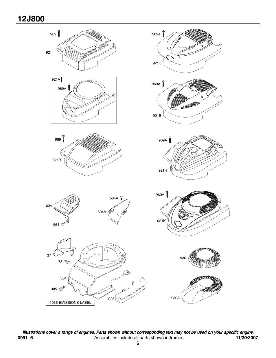 Briggs & Stratton 12J800 User Manual | Page 6 / 16