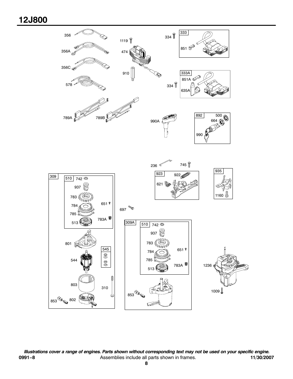 Briggs & Stratton 12J800 User Manual | Page 8 / 16