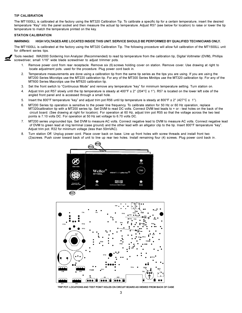 Weller MT1500L User Manual | Page 3 / 4