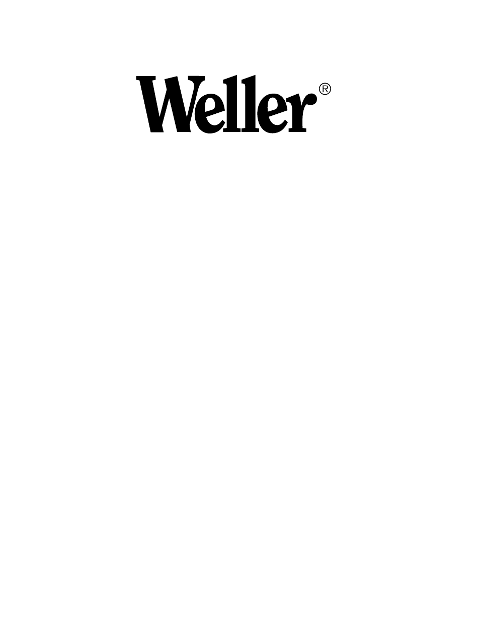 Weller WA2000 User Manual | 9 pages