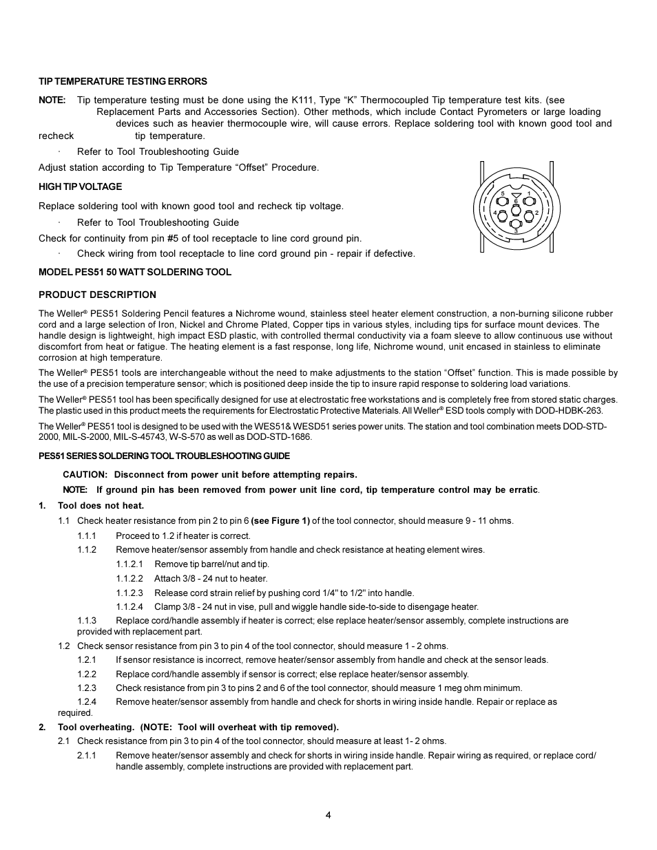 Weller WESD51 User Manual | Page 4 / 7