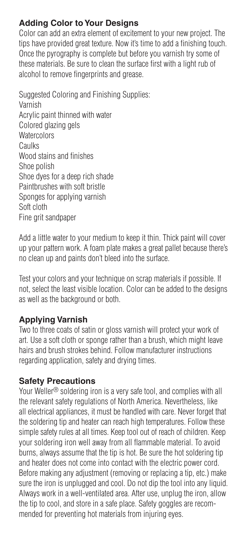 Weller WSB25 User Manual | Page 11 / 21